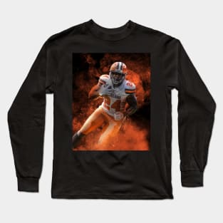 Nick Chubb Cleveland Sports Art Long Sleeve T-Shirt